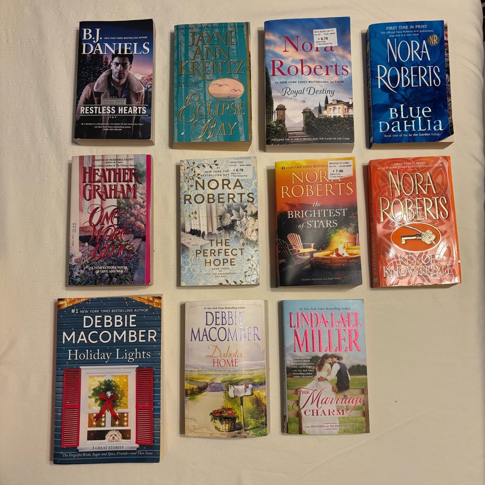 Assorted Romance Novels Collection